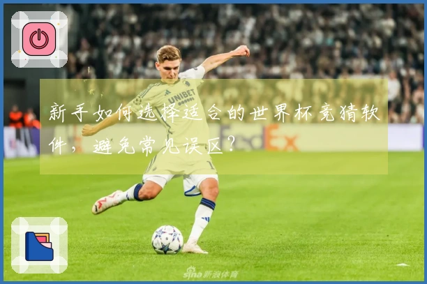 新手如何选择适合的世界杯竞猜软件，避免常见误区？